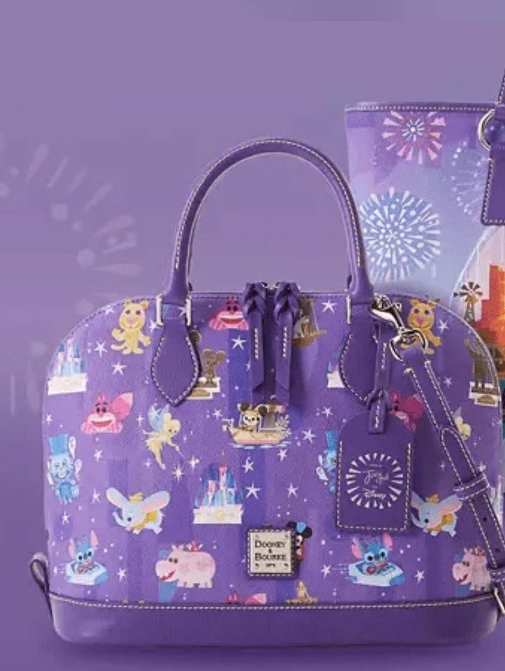 Disney Parks Joey Chou 2023 Satchel by Disney Dooney & Bourke
